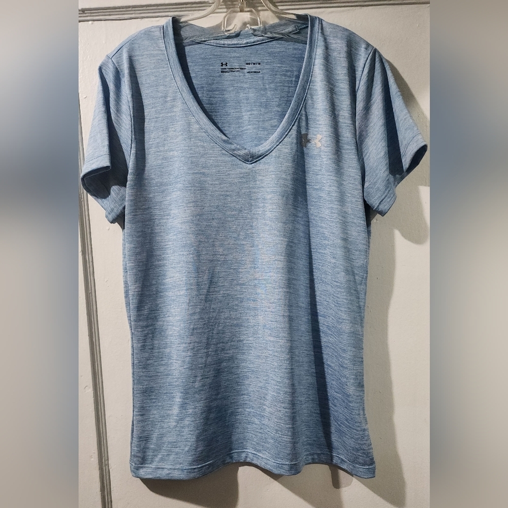Under Armour Women's Blue V-Neck Top